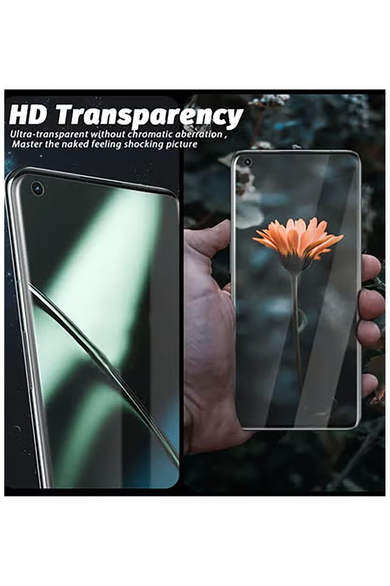 Compatible for OnePlus 11 5G, 2 Pack TPU Screen Protector + Glass Camera Lens Protector, Anti-Scratch, Bubble-Free, Lifetime Replacement - Image 2
