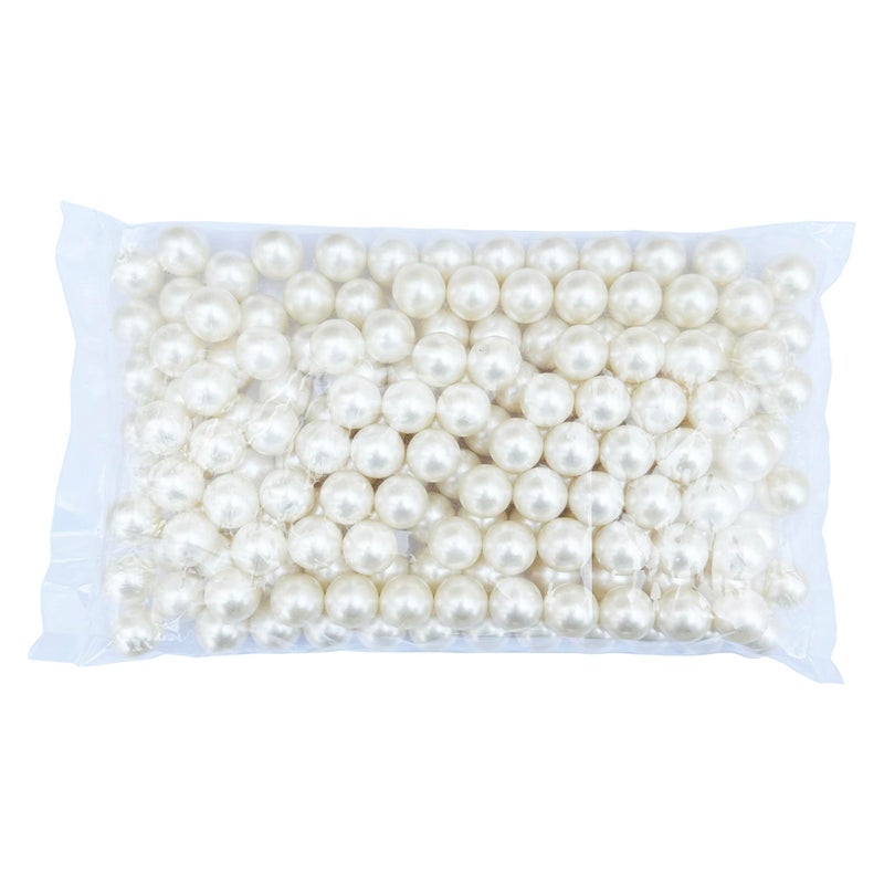 FM FM42 500g150pcs 18mm No Hole Ivory Simulated Pearl Beads for Crafts