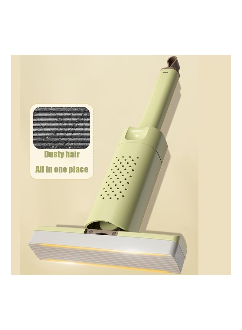 SYOSI ممسحة صغيرة للمساحات الضيقة، مع إسفنج قابل للعصر، منظف للأرضيات بقدرة امتصاص قوية للماء للمطبخ، الحمام، غرفة المعيشة، السيارة والمزيد، تزيل الغبار، الأوساخ، الشعر، قابلة لإعادة الاستخدام والغسل (1 عبوة) - Image 5