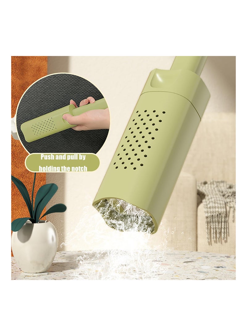 SYOSI ممسحة صغيرة للمساحات الضيقة، مع إسفنج قابل للعصر، منظف للأرضيات بقدرة امتصاص قوية للماء للمطبخ، الحمام، غرفة المعيشة، السيارة والمزيد، تزيل الغبار، الأوساخ، الشعر، قابلة لإعادة الاستخدام والغسل (1 عبوة) - Image 4