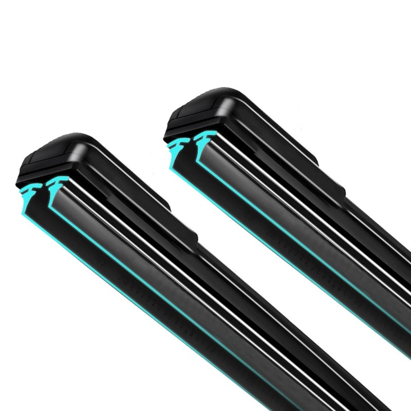 HIDOFILT Dual Rubber Blade Windshield Wipers 24"and24"J/U Hook Automotive Replacement Wiper Blades for My Car Dodge Ram 1500 2500 3500 2008-2002 and new Ram 1,2,3500 2022-2020+More - Image 1