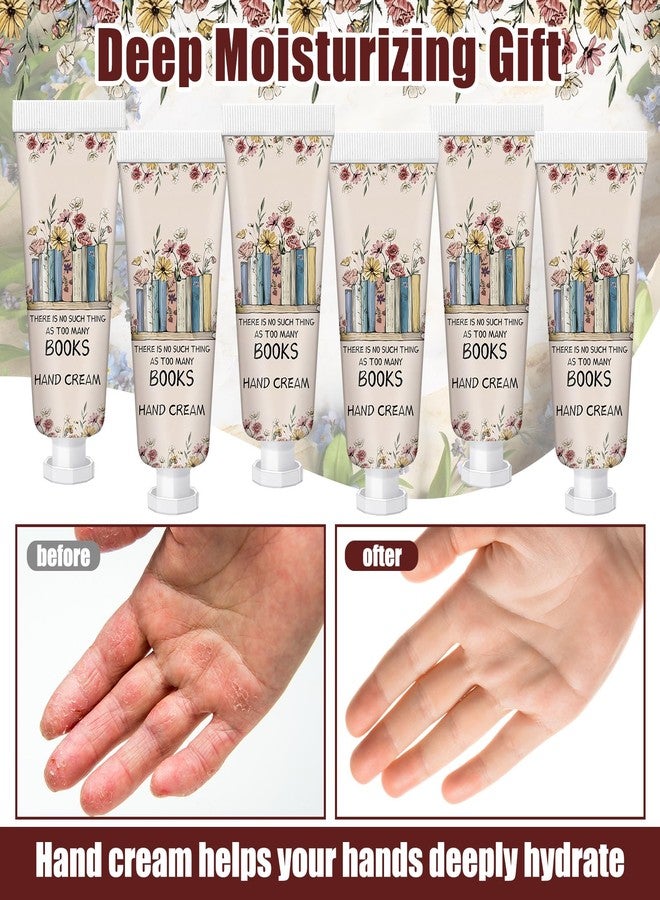 Leelosp 12 Pcs Christmas Hand Cream Mini Book Lover Gift for Women Hand Lotion Travel Size for Dry Cracked Hands Book Club Gifts Bulk Christmas Stocking Stuffer - Image 4