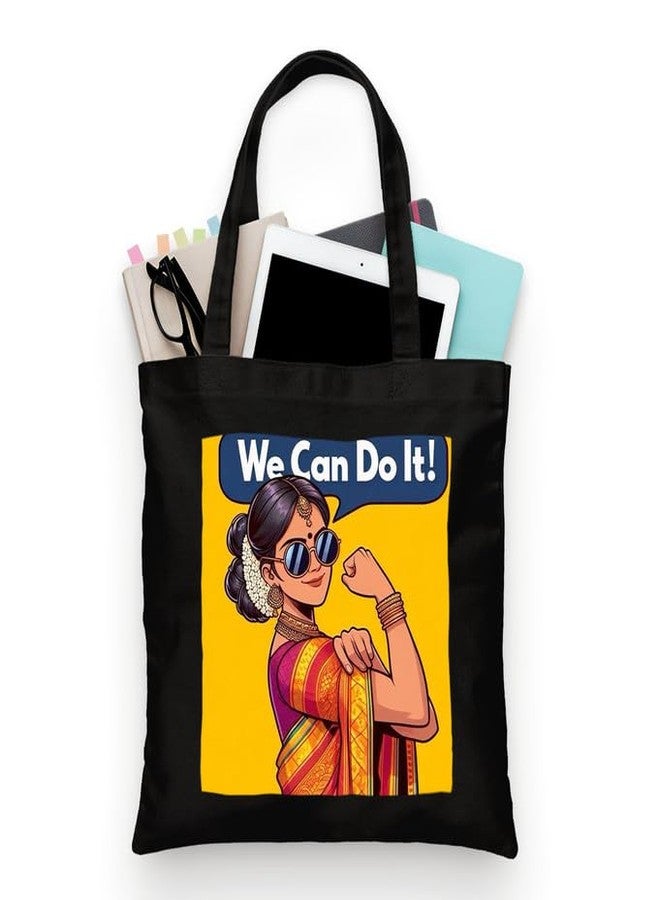 PrintingZone Printed Tote Bag For Women| Ladies Canvas Printed Tote Bag - Soft Cotton - Image 1