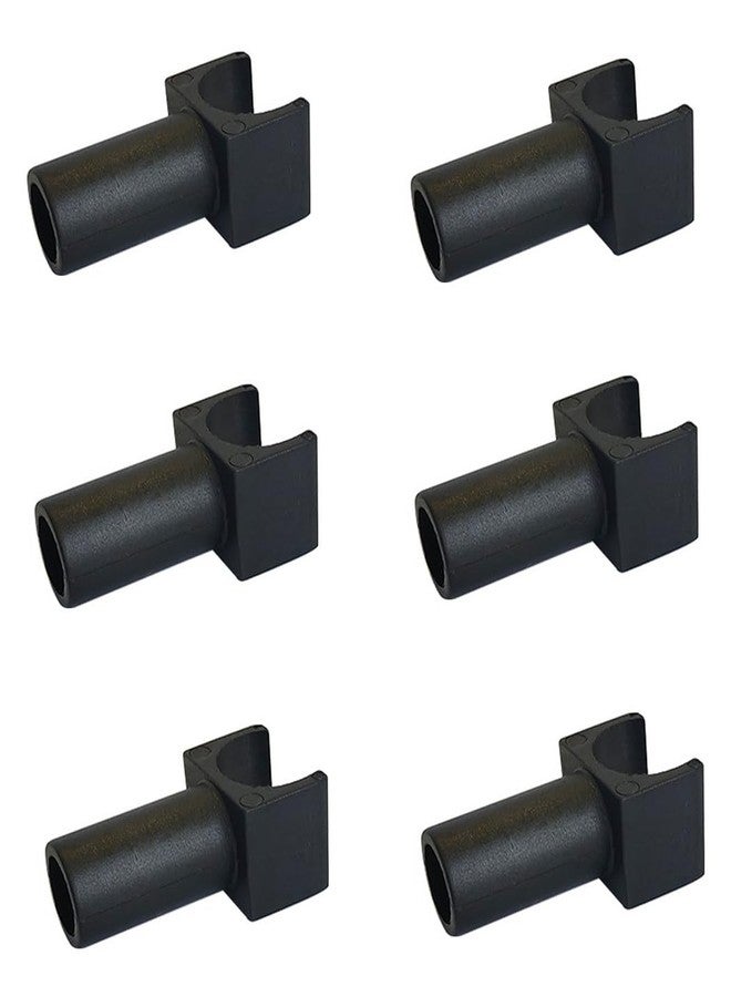 Toeloioh Replacement of The Wheelchair Seat Rail Guide, Fit 7/8 Inch Tubing,Universal Parts for Transports Chairs and Wheelchair(Black) (6) - Image 1
