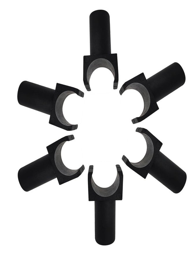 Toeloioh Replacement of The Wheelchair Seat Rail Guide, Fit 7/8 Inch Tubing,Universal Parts for Transports Chairs and Wheelchair(Black) (6) - Image 5