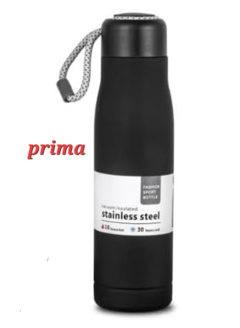 PRIMA Cold Double Wall Vacuum Insulated Flask Water Bottle Stainless Steel 550 ML, Multicolor