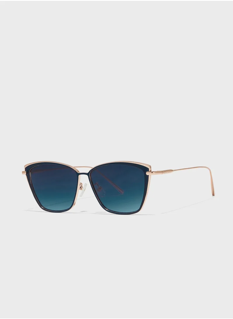 30Sundays Chic Rectangular Sunglasses