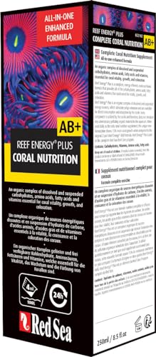 Red Sea Reef Energy Plus 250ml (AB+) All In One Coral Food for Saltwater Aquarium Marine Reef Tanks | Food for Soft, LPS, SPS, and Non-Photosynthetic Corals - Image 2