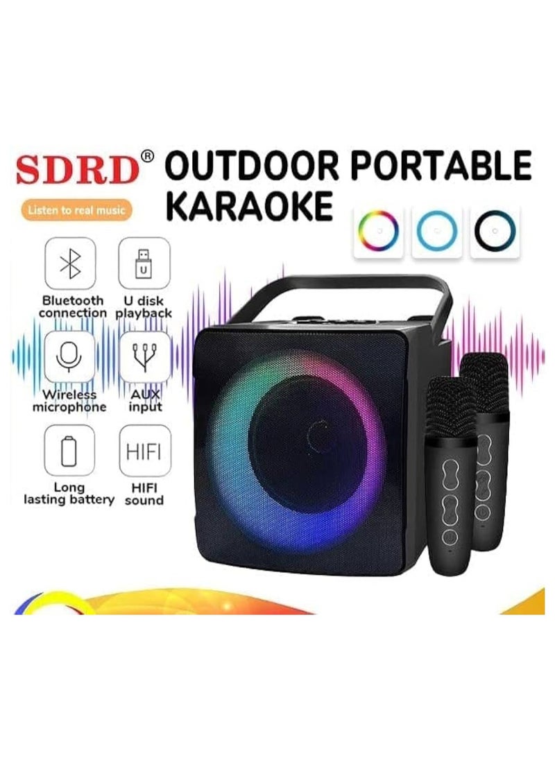 S25 RGB Mini Dual Mic Bluetooth Karaoke speaker - pzsku/Z9A068D66A733C502721EZ/45/_/1735330779/b12e342a-39f0-4bdf-94c4-0ba572f234c1