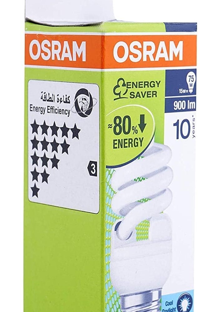 OSRAM DULUX SUPERSTAR Daylight 15W E27 Bulb - Image 3