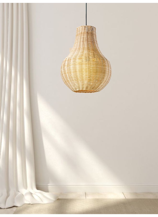 tbshomelamp Bamboo-Boho Celling Lighting Beige  40x60 cm  - Image 3