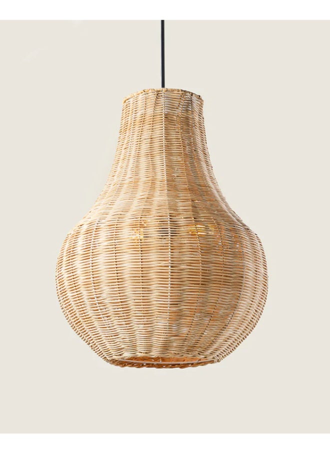 tbshomelamp Bamboo-Boho Celling Lighting Beige  40x60 cm  - Image 2