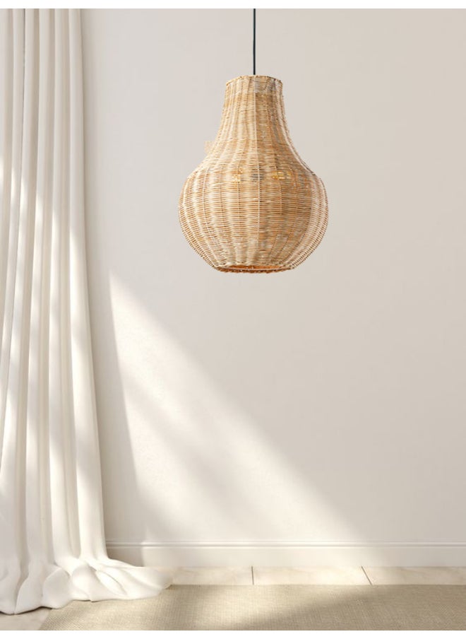 tbshomelamp Bamboo-Boho Celling Lighting Beige  40x60 cm  - Image 4