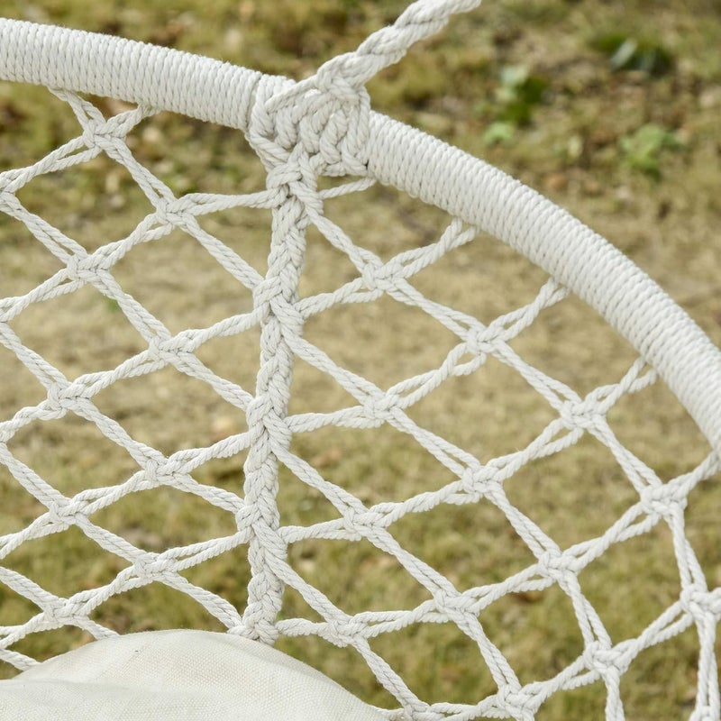 Harmony Home Double Swing Chair Hammock – Large Boho Macrame Hanging Chair, 700 lbs Capacity for Indoor/Outdoor Relaxation (130 x 60 cm) - Image 3