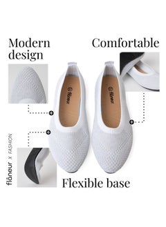 flâneur Flaneur Womens Shoes Flats - Round Toe Ballet Shoes for Women, Walking Casual Shoes, Comfort Womens Flats  - Image 3