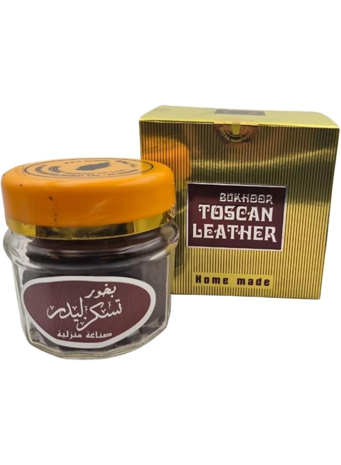 Reeha Perfumes Bukhoor Tuscan Leather – 200g Premium Arabian Incense