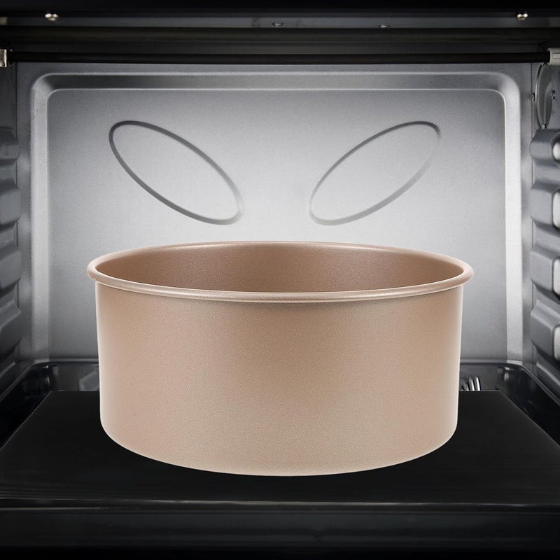 6-inch and 8-inch round Nonstick Baking Pans Carbon Steel Cake Molds High Sides for Household Baking, Mousse and Pastry Mold Suitable for Kitchen Use - Image 5