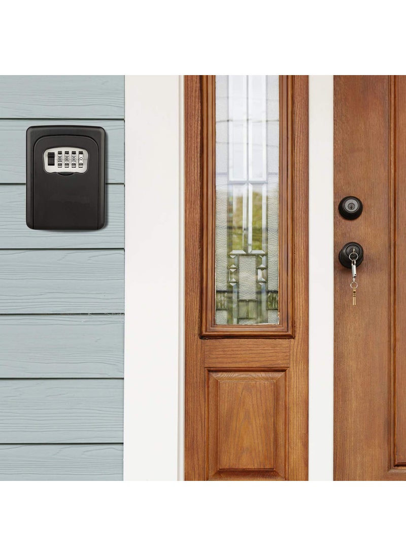 7 Seas - 7Seas Metal Key Safe Lock Box Outdoor Storage Key Protraction Box with Code Combination Password Security Lock Key Safe Storage Lockable Box1Pcs - Image 1