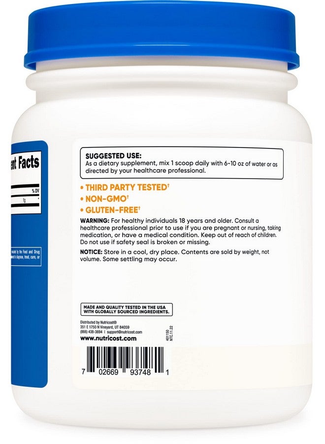 Nutricost مسحوق التيروزين L 500 جرام مسحوق التيروزين L النقي 1000 مجم لكل وجبة - Image 4