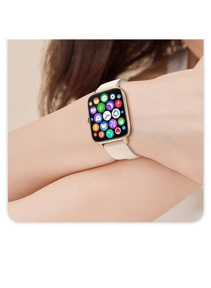 NIBEMINENT Smart Watch Multi-Sport Mode Fitness Tracker Gold - Image 3