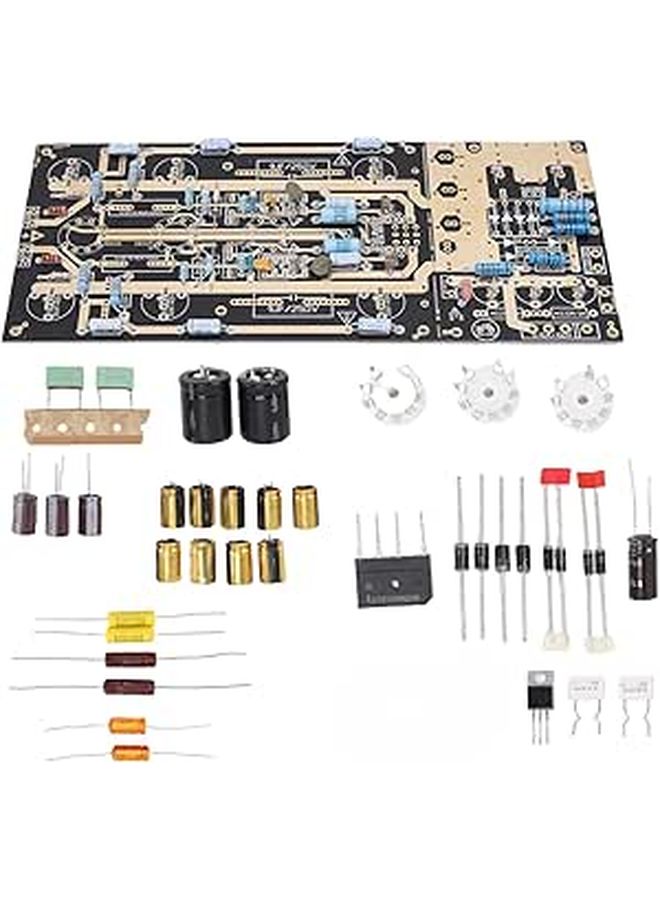 Veneer MM Phono Tube Preamplifier Board Kit With Capacitors Resistors For Turntable 130x285mm Size - Image 1