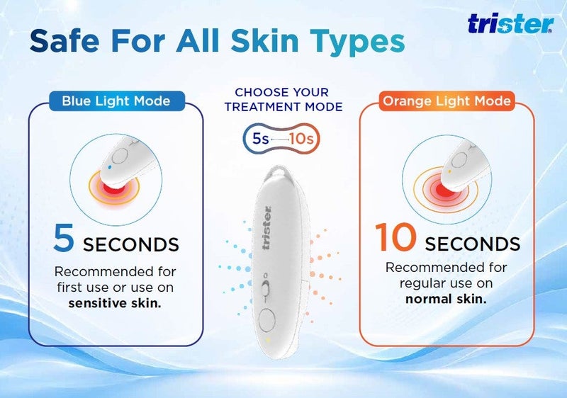 trister Insect Bite Healer (TS-549IBH) — Chemical-Free Heat Therapy for Mosquito, Bee & Wasp Bites — 5s & 10s Treatment, Portable, Battery Operated - Image 5