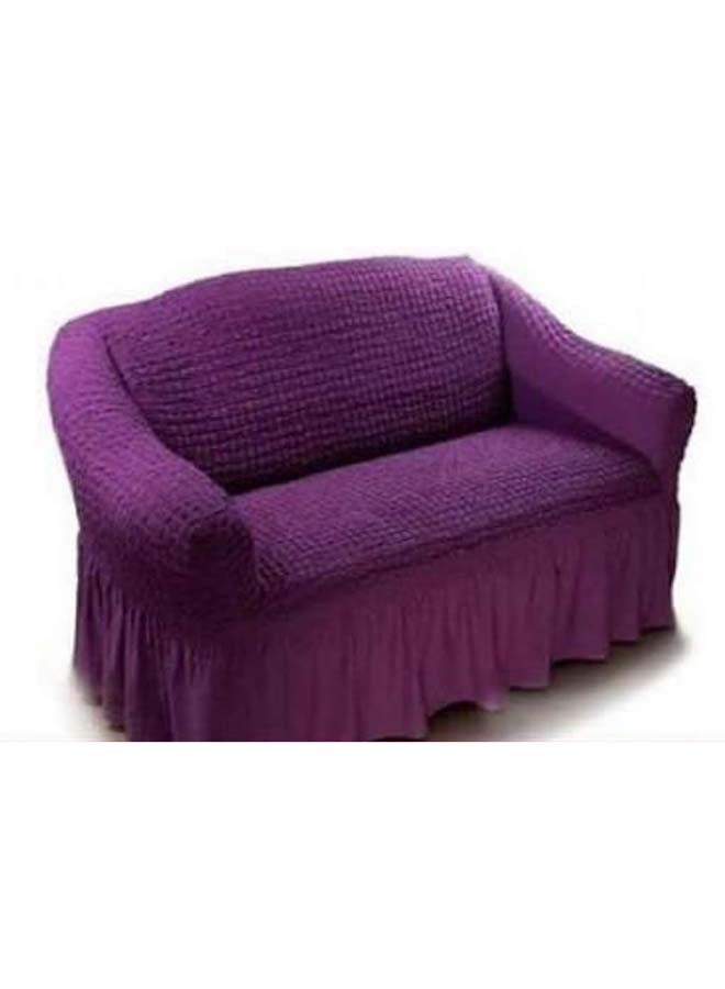 Sofa Cover  Turkish model  five pieces  three seater sofa Cover and 4 chair covers  purple colour