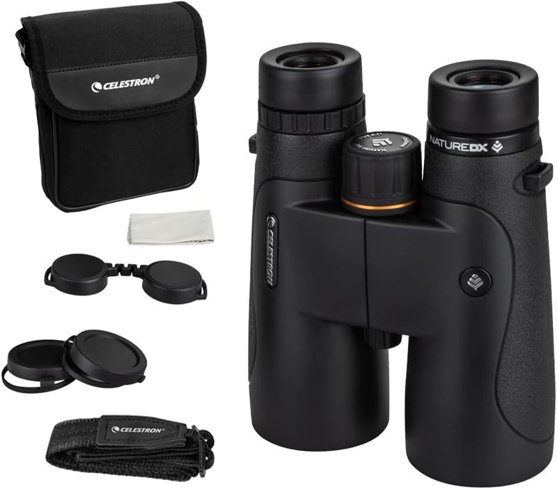 Celestron – Nature DX 12x50 Binoculars – Outdoor and Birding Binocular – Fully Multi-Coated with BaK-4 Prisms – Rubber Armored – Fog & Waterproof Binoculars - Image 1