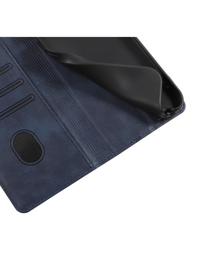 S-TOP Case For OPPO Reno6 4G Calf Texture Magnetic Flip Leather Phone Case - Image 5