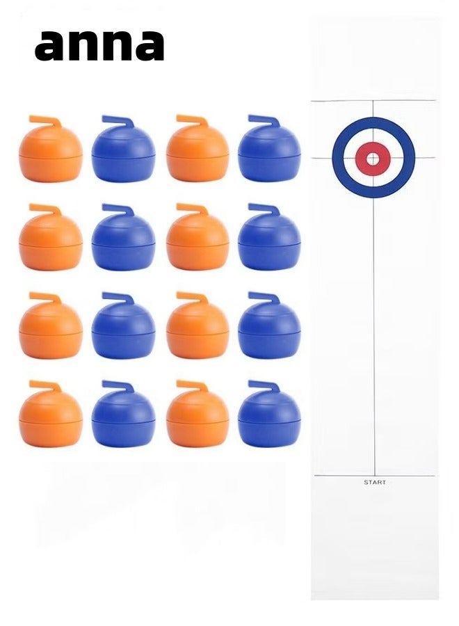 Anna Portable Indoor Leisure Desktop Interactive Mini Curling Game - Image 1