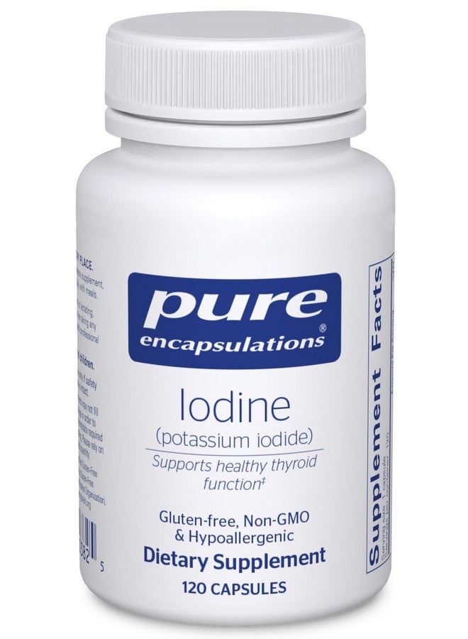 Pure Encapsulations Iodine - Supplement to Support The Thyroid & Help Maintain Healthy Cellular Metabolism - with Premium Potassium Iodide - 120 Capsules - Image 1