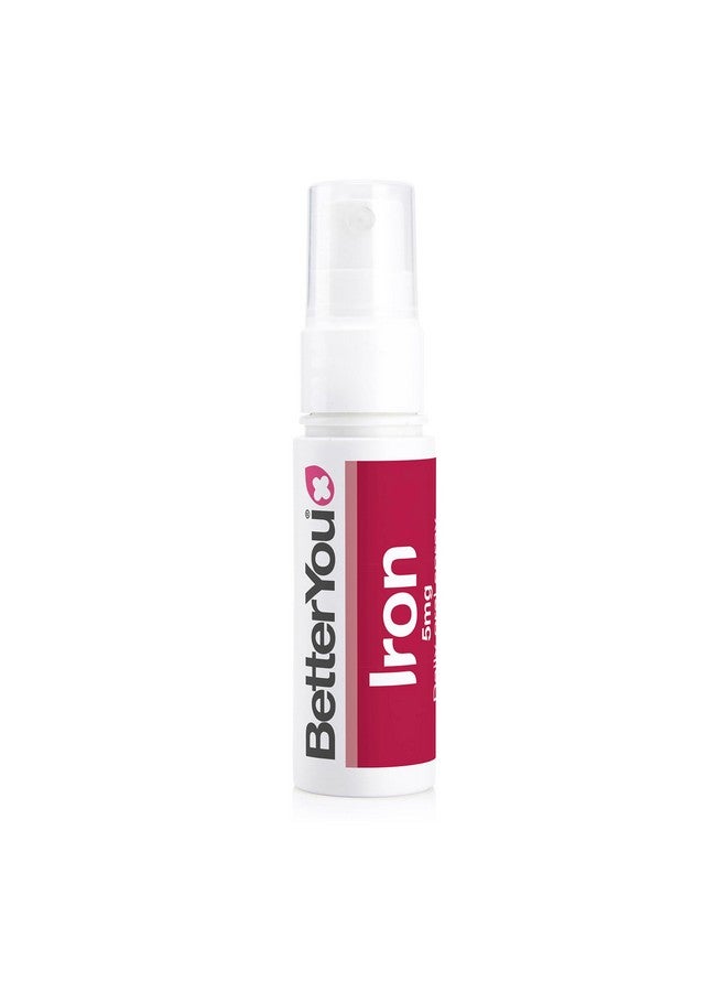 BetterYou BetterYou Iron 5 Oral Spray - Natural Liquid Vitamin Supplement - Daily Iron Supplement Vitamin Spray - Easy, Tasty Alternative to Pills - 0.85 oz - Image 1