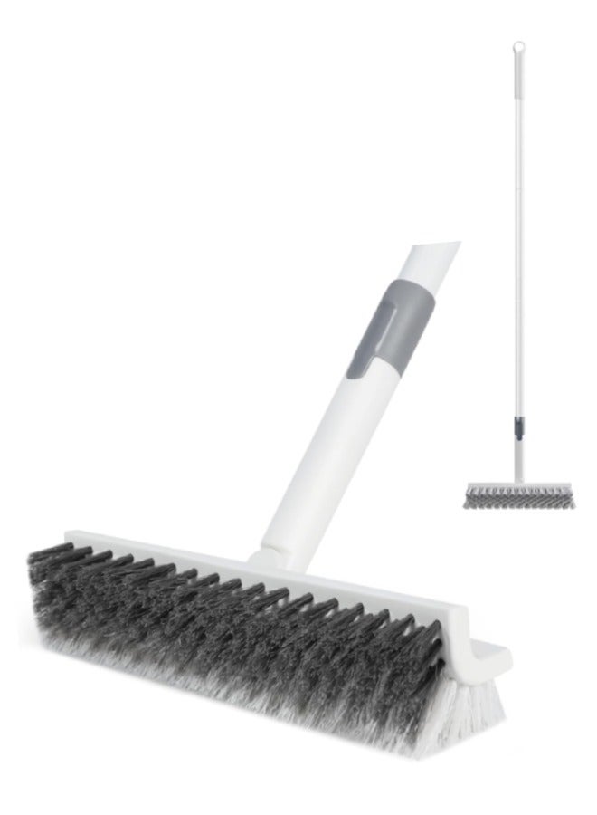 120cm V-Shaped Broom Indoor Floor Brush with 180° Rotating Head Durable Easy Clean Floor Squeegees long Handle & 23cm Wide Brush for Wooden Floors Tiles Stone Carpets - Image 1