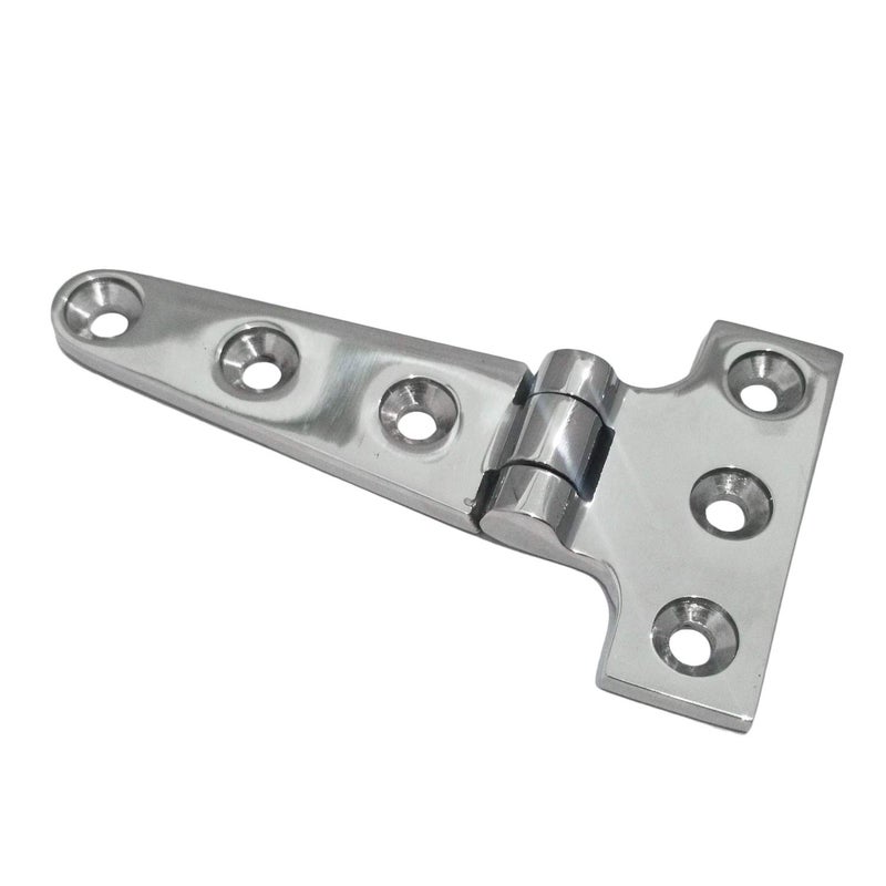 NRC&XRC Pair of 316 Stainless Steel Heavy Duty Marine Grade T Hinge 4"(L)*2"(W) Cast Strap Hinge - Image 4