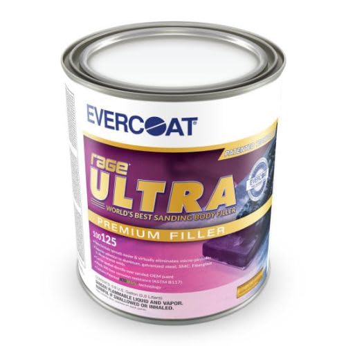 Evercoat Rage Ultra - Sanding Body Filler for Steel, Fiberglass, Aluminum and More - 128 Fl Oz - Image 5