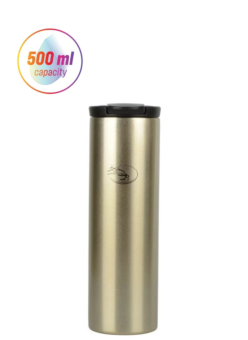 BASURRAH thermos steel silver color 500 ml  - Image 1