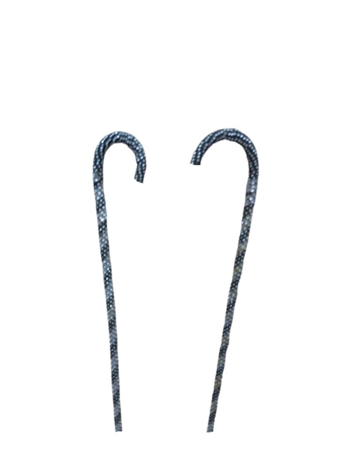 Plain silver Astras belly dance stick  - Image 1