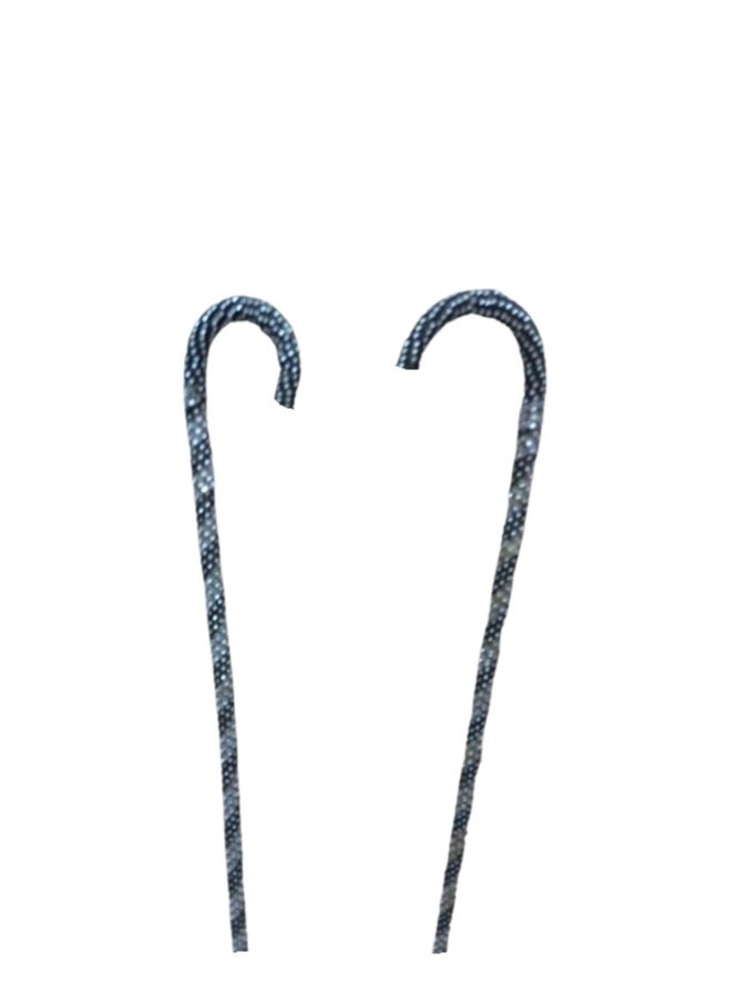 Plain silver Astras belly dance stick  - Image 2