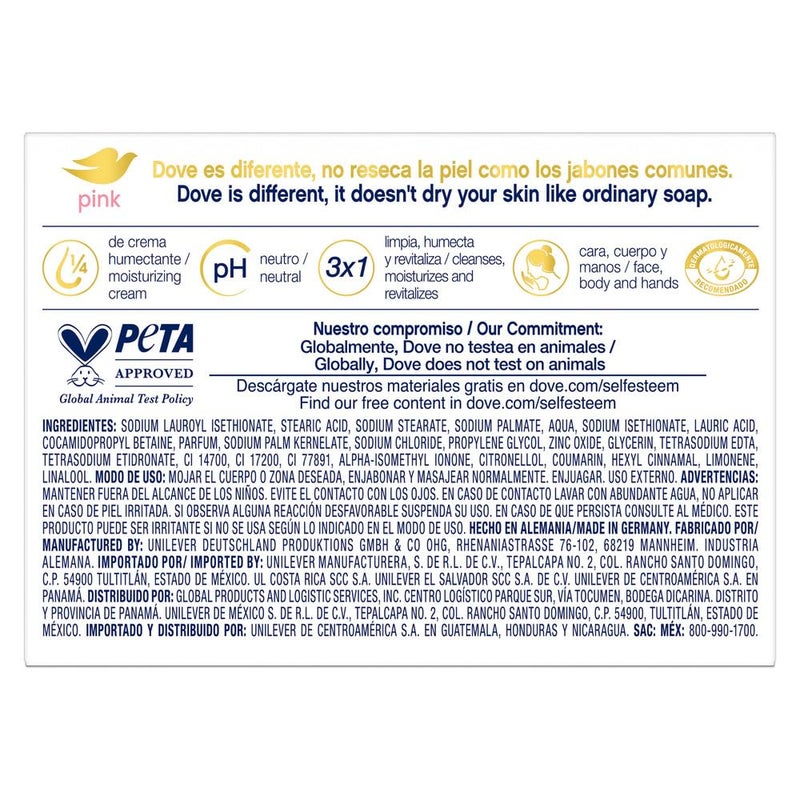 Dove Soap Pink/Rosa 4.75 Ounce / 135g, 4.75 Fl Ounce - Image 3