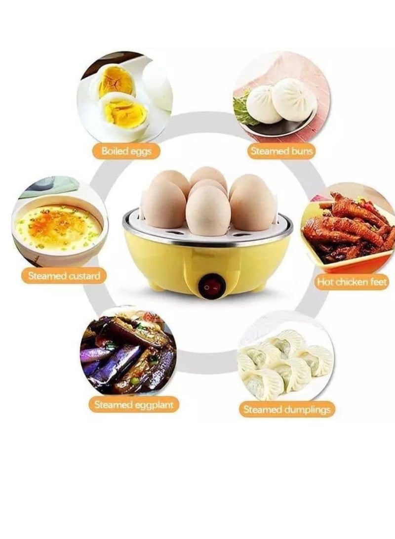 DIGI CORE 5 IN 1 Electric Egg Cooker For Hard Boiled Eggs Poacher Omelet Maker And Vegetable Steamer Holds 7 Mint - Image 3