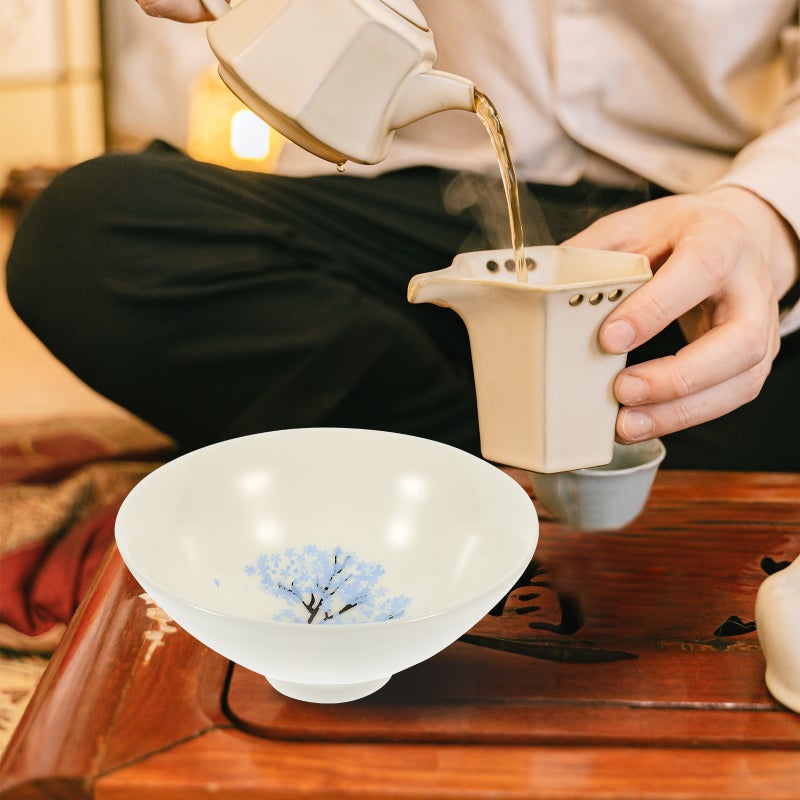 Flower Ceramics Tea Cups Color Changing Tableware Allochroic Teacup Entertaining Tea Cup - Image 2