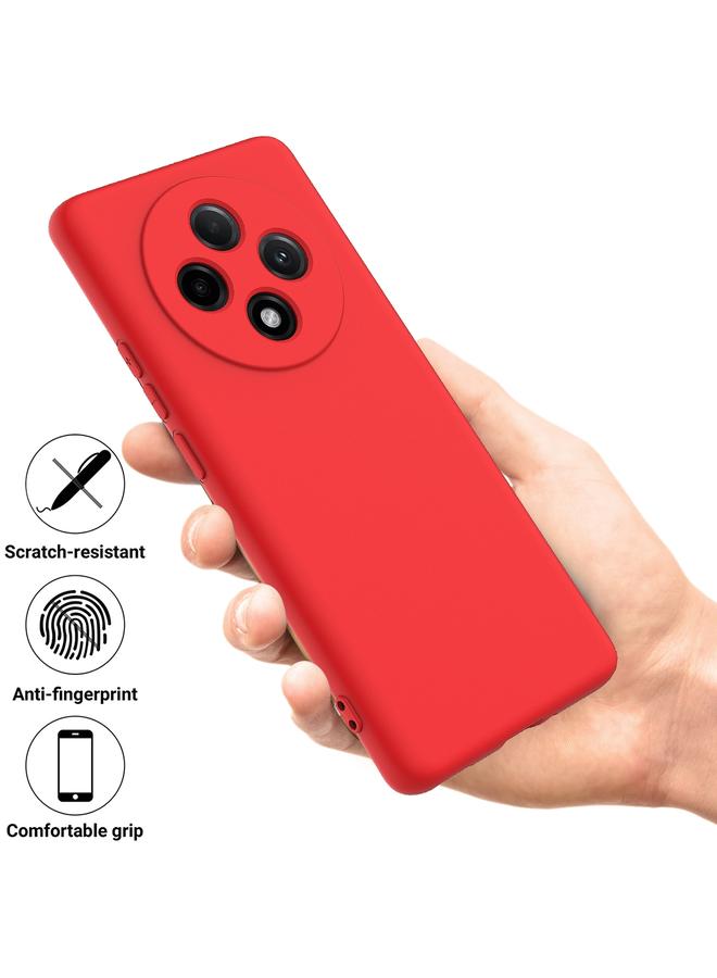 اس-توب جراب لهاتف OPPO F27 Pro / F27 Pro+ جراب هاتف مقاوم للصدمات من السيليكون السائل بلون نقي - Image 2