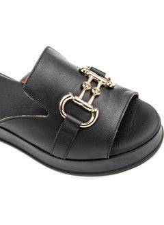 Hush Puppies Asan (624219) Anatomical Sole Leather Buckled Stylish Women's Slippers  - Image 3