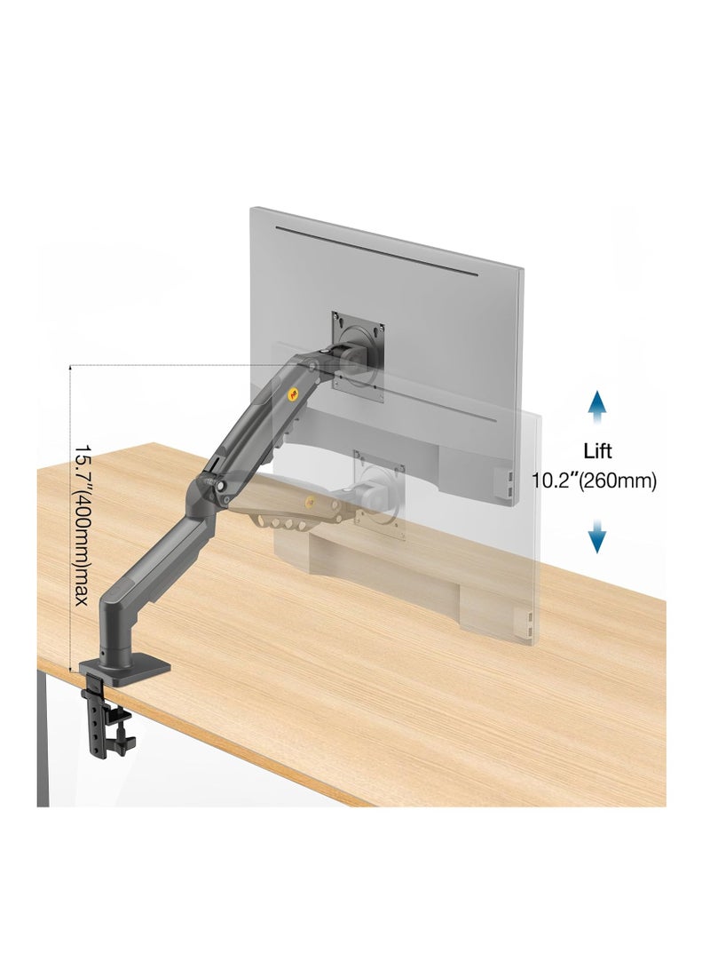 NB NB North Bayou Monitor Arm – Full Motion Gas Spring Mount for 17-30" Screens, VESA 75/100mm - Image 5
