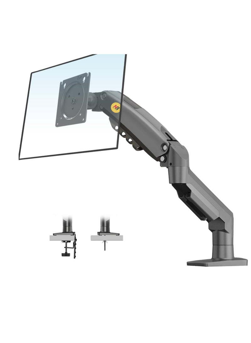 NB NB North Bayou Monitor Arm – Full Motion Gas Spring Mount for 17-30" Screens, VESA 75/100mm - Image 2