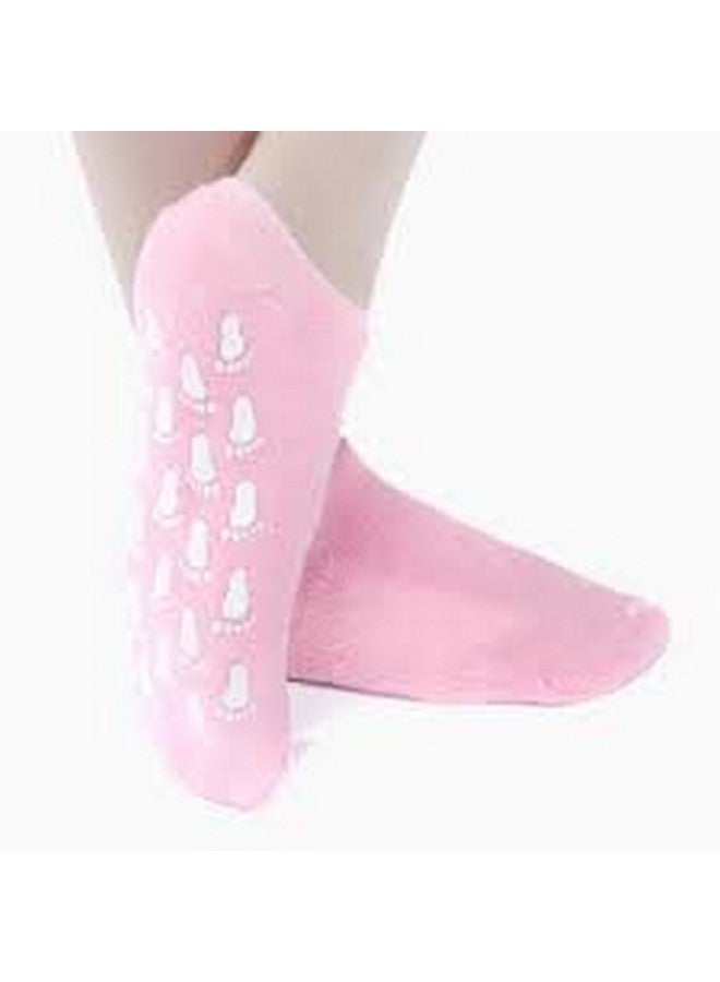 MORADIYA FRESH (LABEL) Moradiya Fresh 1 Pair Foot Socks Dry Skin Cracked Heels Protector - Image 2
