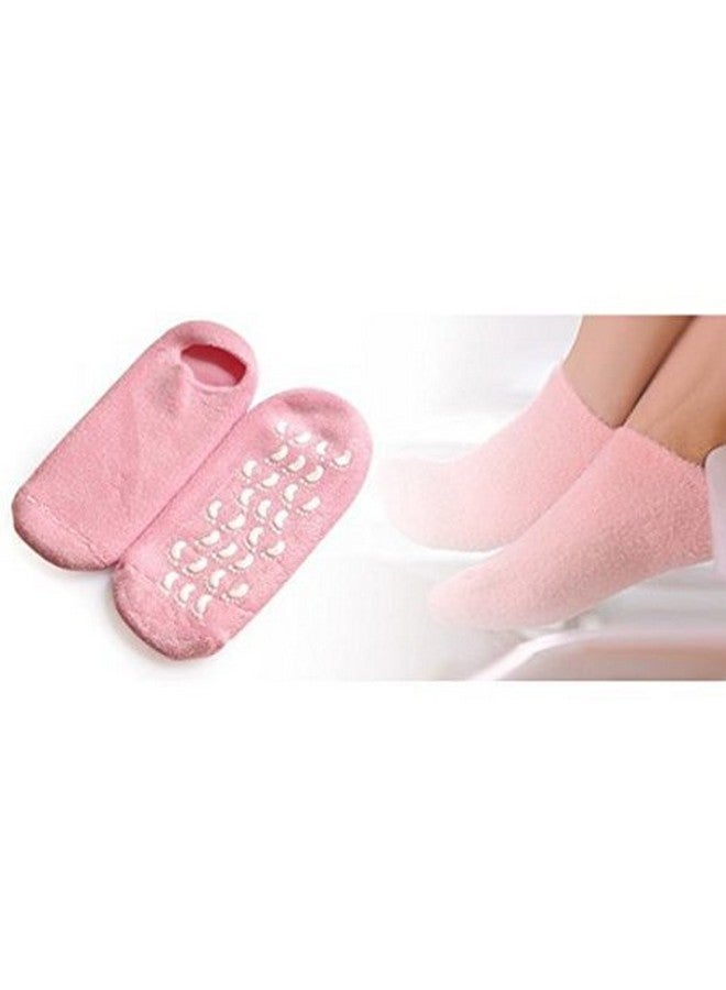 MORADIYA FRESH (LABEL) Moradiya Fresh 1 Pair Foot Socks Dry Skin Cracked Heels Protector - Image 3