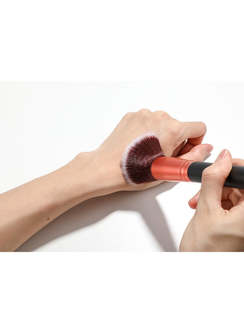 High quality 14 piece synthetic brush set, foundation make-up brush, concealer brush, eye shadow brush, silver black makeup brush set - Image 3