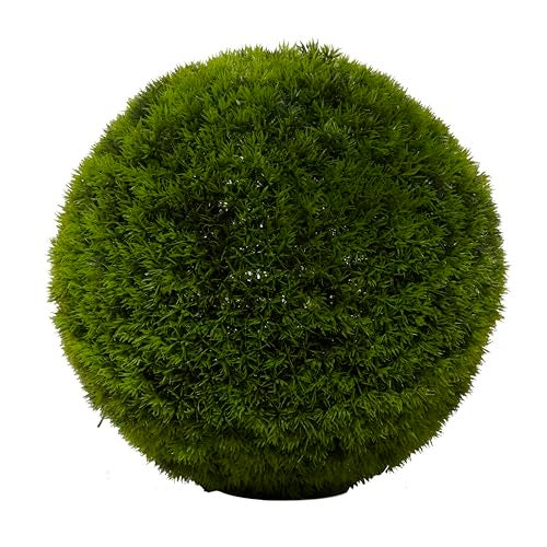 Deco 79 Faux Foliage Topiary Artificial Foliage Ball , 15" x 15" x 15", Green - Image 4