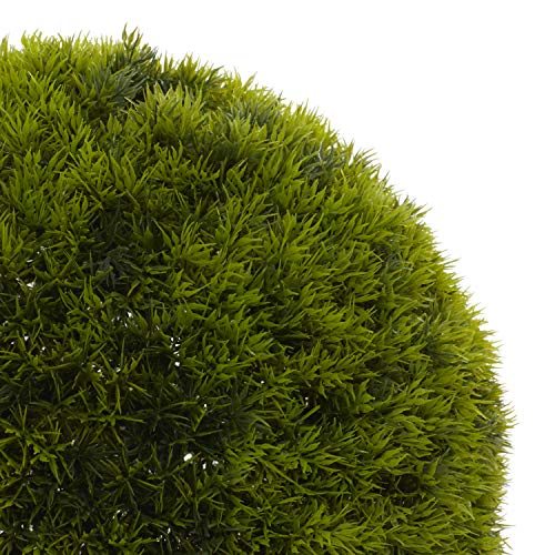 Deco 79 Faux Foliage Topiary Artificial Foliage Ball , 15" x 15" x 15", Green - Image 5